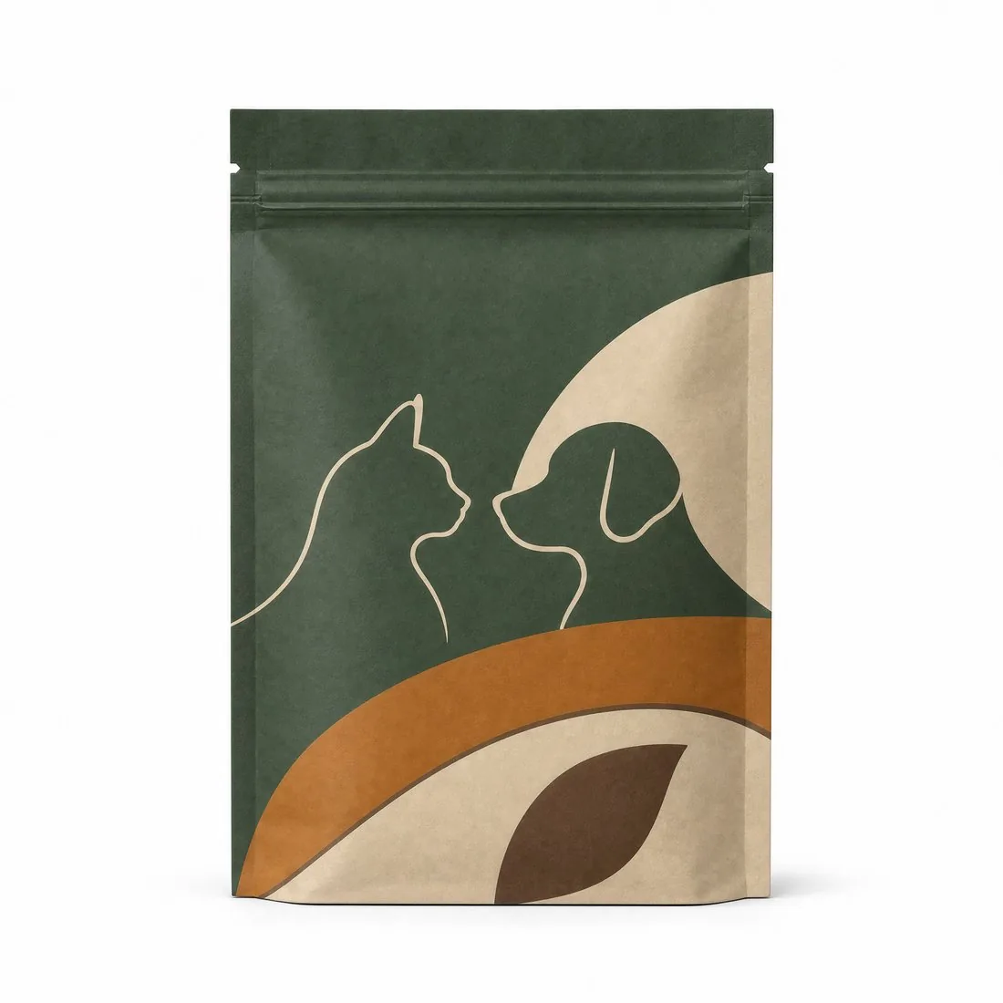 Paper-First Repulpable Flat-Bottom Pouch