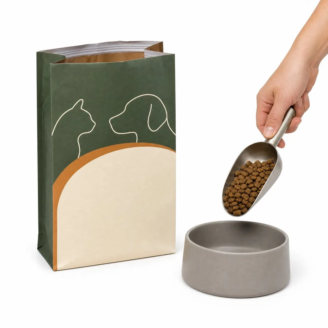 Paper-First Repulpable Flat-Bottom Pouch view 6