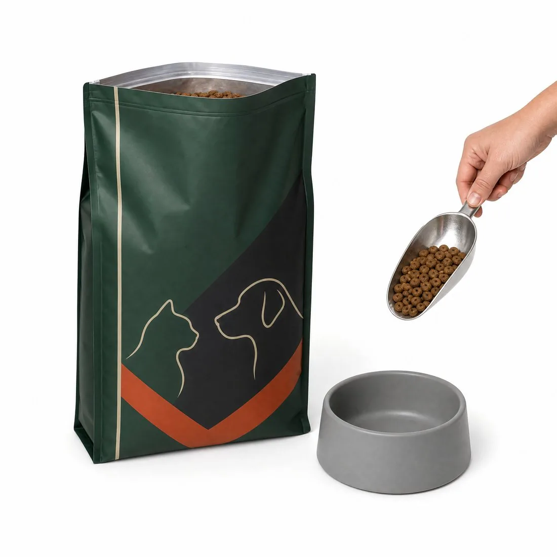 PCR Quad-Seal Bulk Kibble Bag view 6