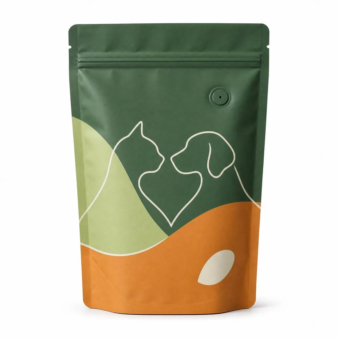 Bio-Based Mono-PE Valve Pouch for Raw and Freeze-Dried Food