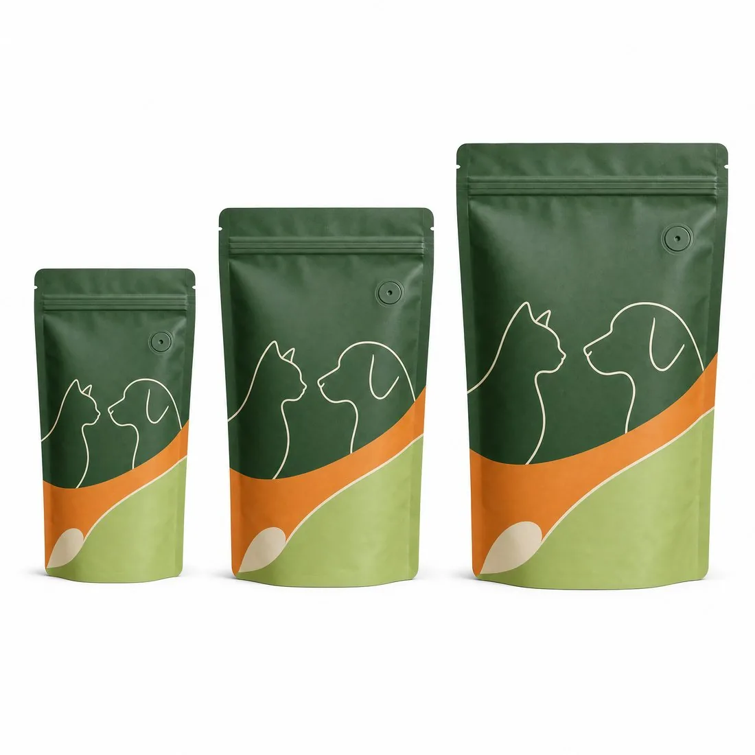 Bio-Based Mono-PE Valve Pouch for Raw and Freeze-Dried Food view 5