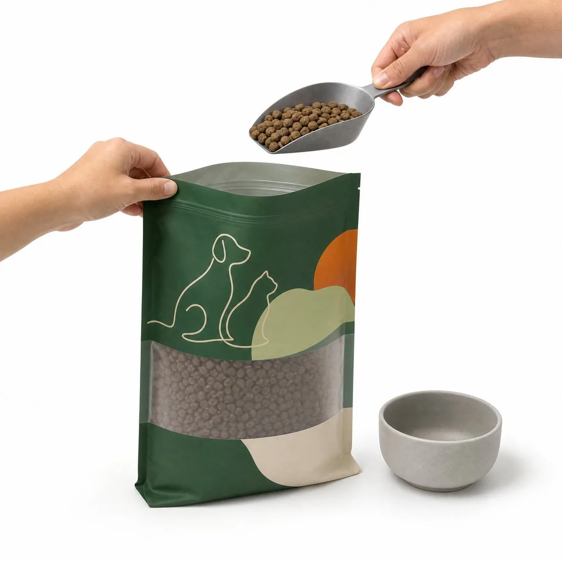 Companion Small-Pet Side-Gusset Feed Pouch view 6