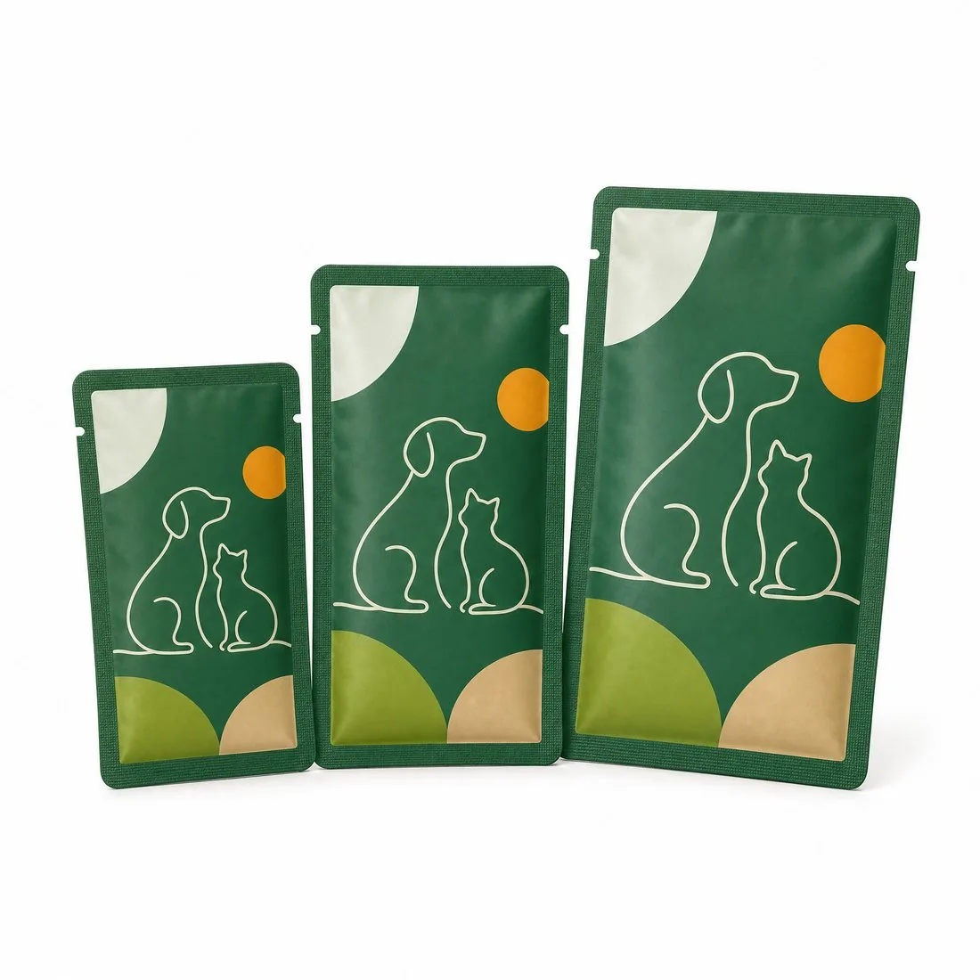 Single-Serve Mono-PE Portion Pouch for Training Treats and Toppers