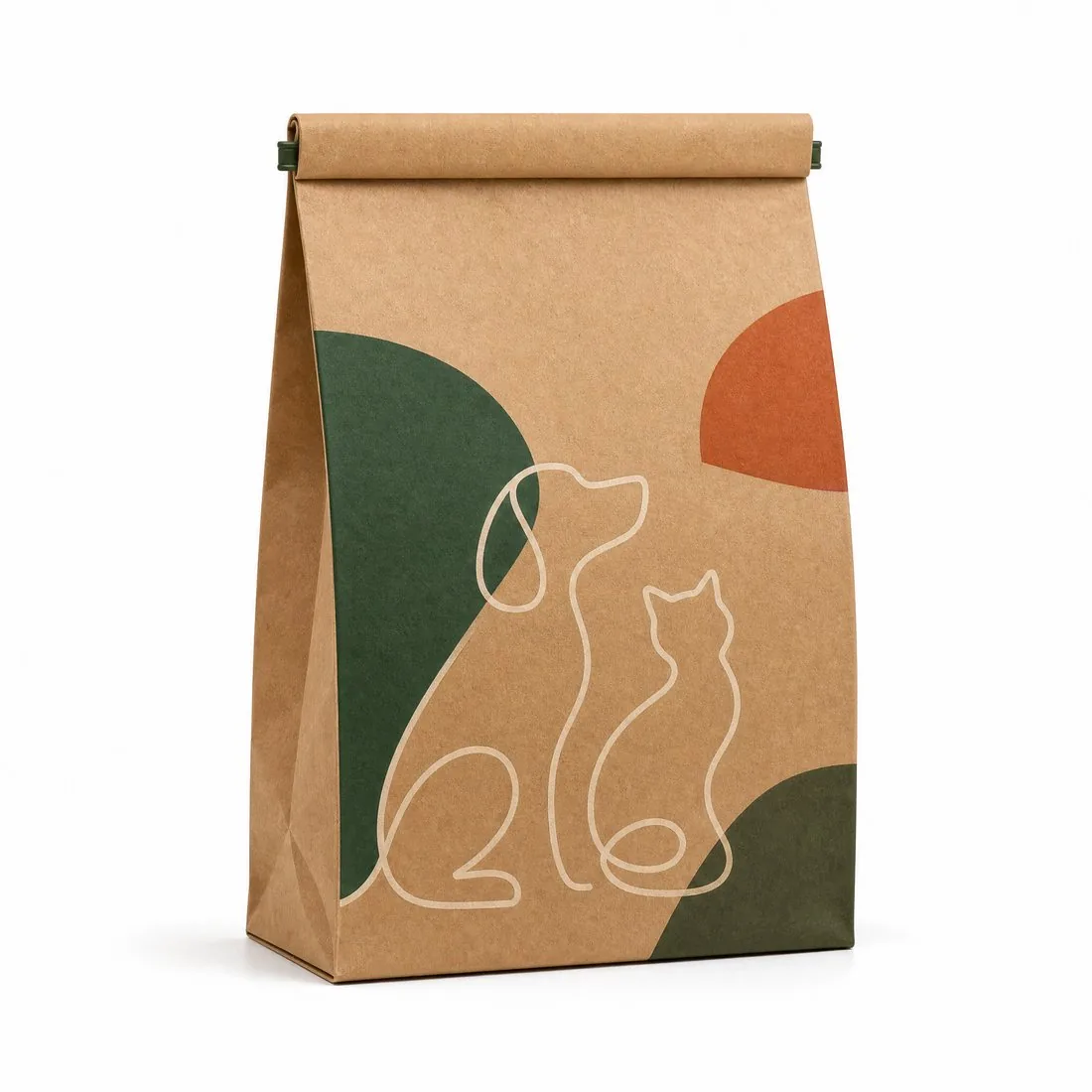 Tin-Tie Kraft Treat Pouch