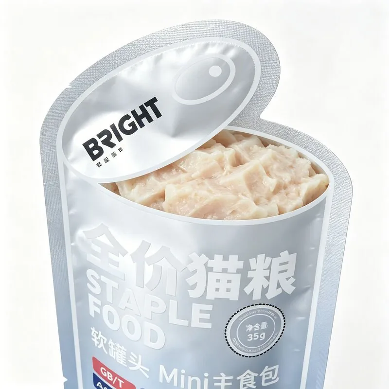 Custom Mini Retort Pouch for Cat Wet Staple Food view 3