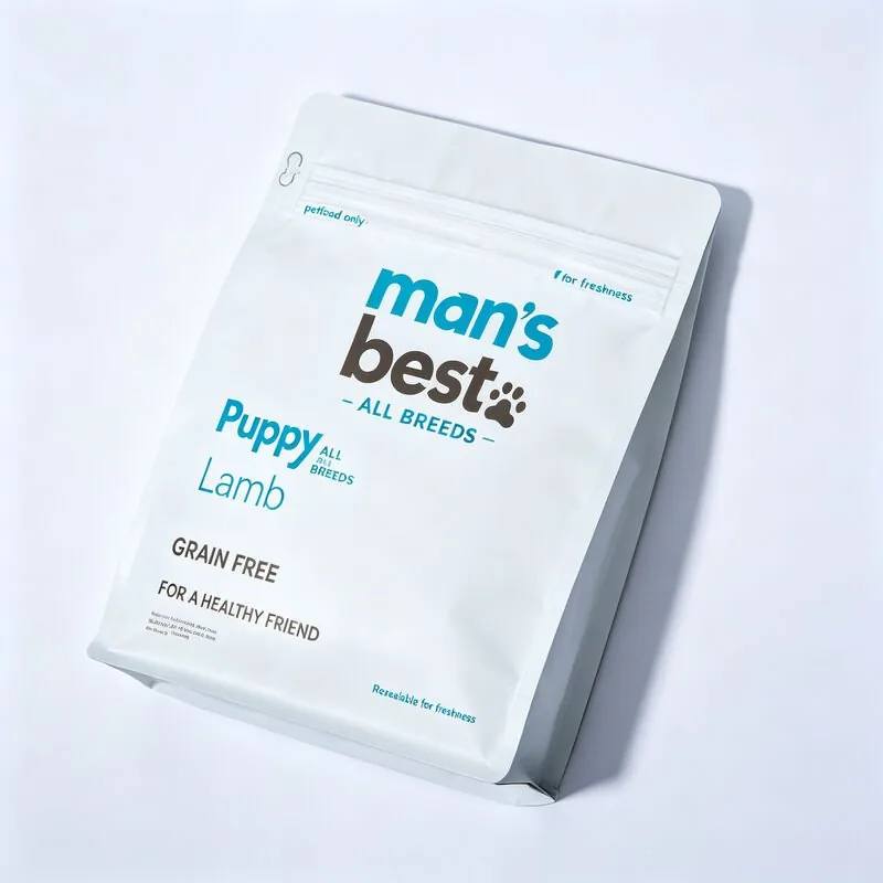 Custom 2kg Resealable Stand-Up Bag for Puppy & Dog Food Packaging view 4