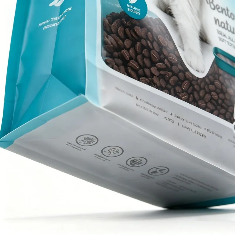 Flat Bottom Retort-Ready Pouch for Cat Litter & Pet Food (100g-50KG) view 2