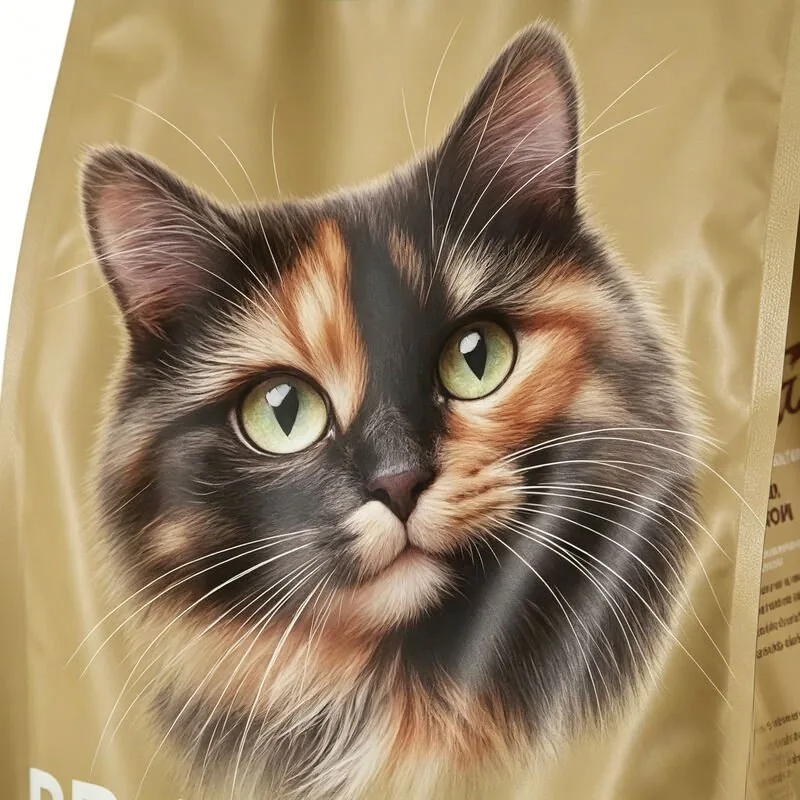 Custom Eight Side Seal Flat Bottom Cat Food Pouch view 6