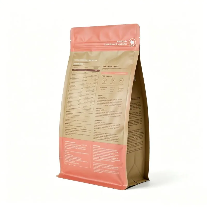 400g Small-Pack Flat Bottom Cat Food Pouch view 2