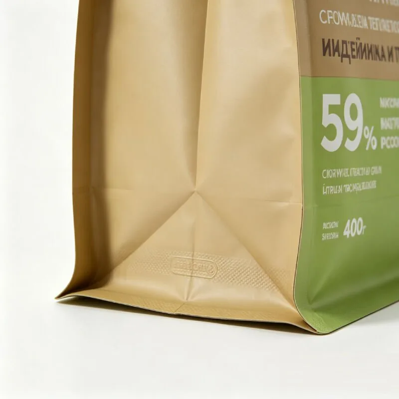 Custom Printed Flat Bottom Cat Food Pouch for Dry Kibble (50g-50KG) view 5