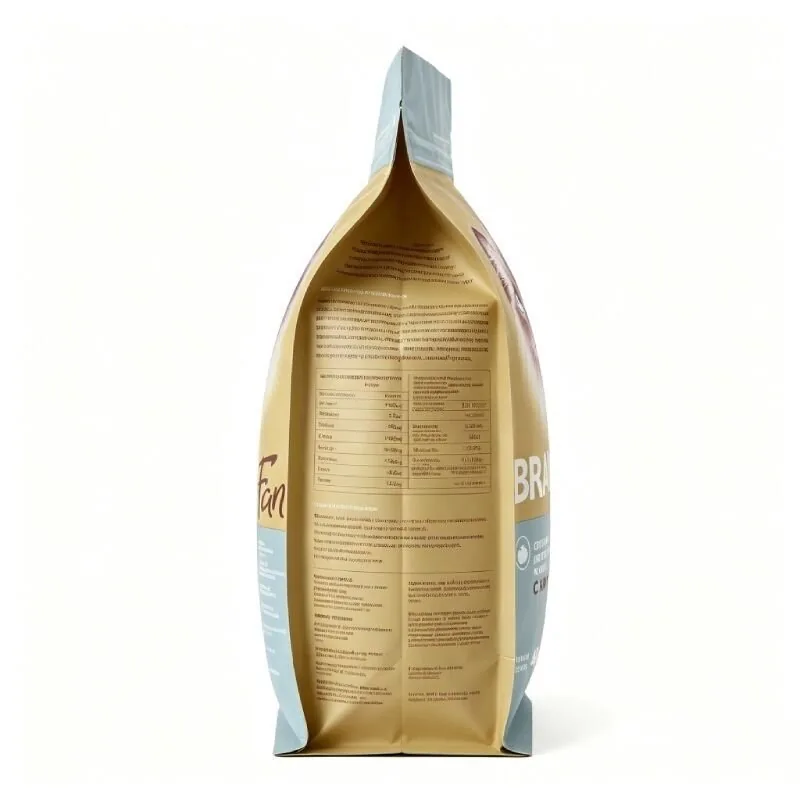 Moisture-Proof Barrier Flat Bottom Cat Food Pouch (50g-50KG) view 2