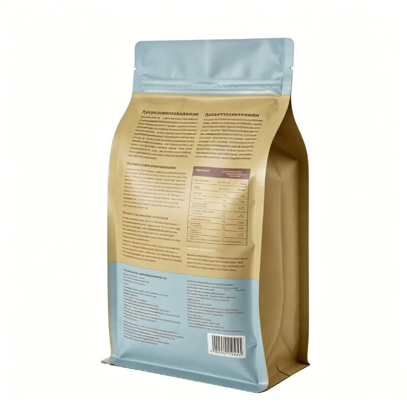 Moisture-Proof Barrier Flat Bottom Cat Food Pouch (50g-50KG) view 4