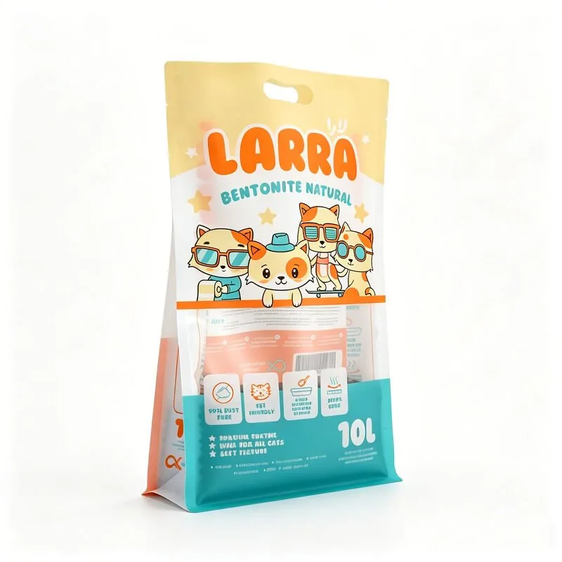 10L Resealable Plastic Cat Litter Packaging Pouches With Private Label Customization