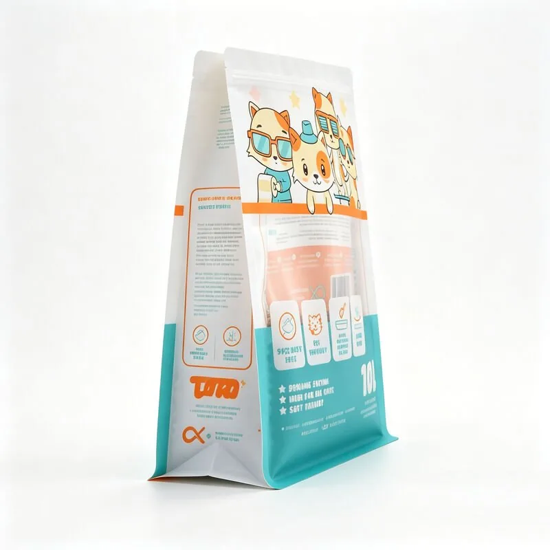 10L Resealable Plastic Cat Litter Packaging Pouches With Private Label Customization view 3