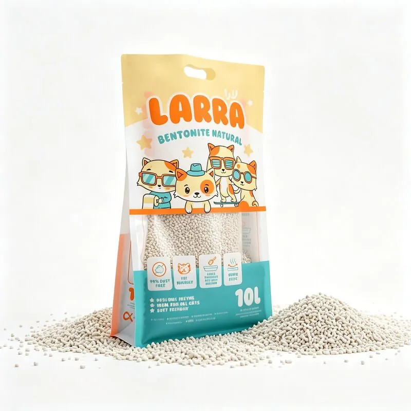 10L Resealable Plastic Cat Litter Packaging Pouches With Private Label Customization view 4