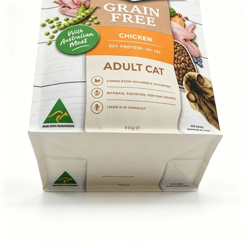Recyclable Heavy-Duty Pet Food Bag 4kg Grain-Free Adult Cat Dry Kibble Pouch view 5