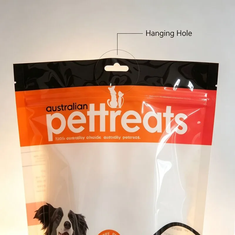 Custom Stand Up Doypack Pet Food Bags With Zipper 100g-2.5kg OEM view 2