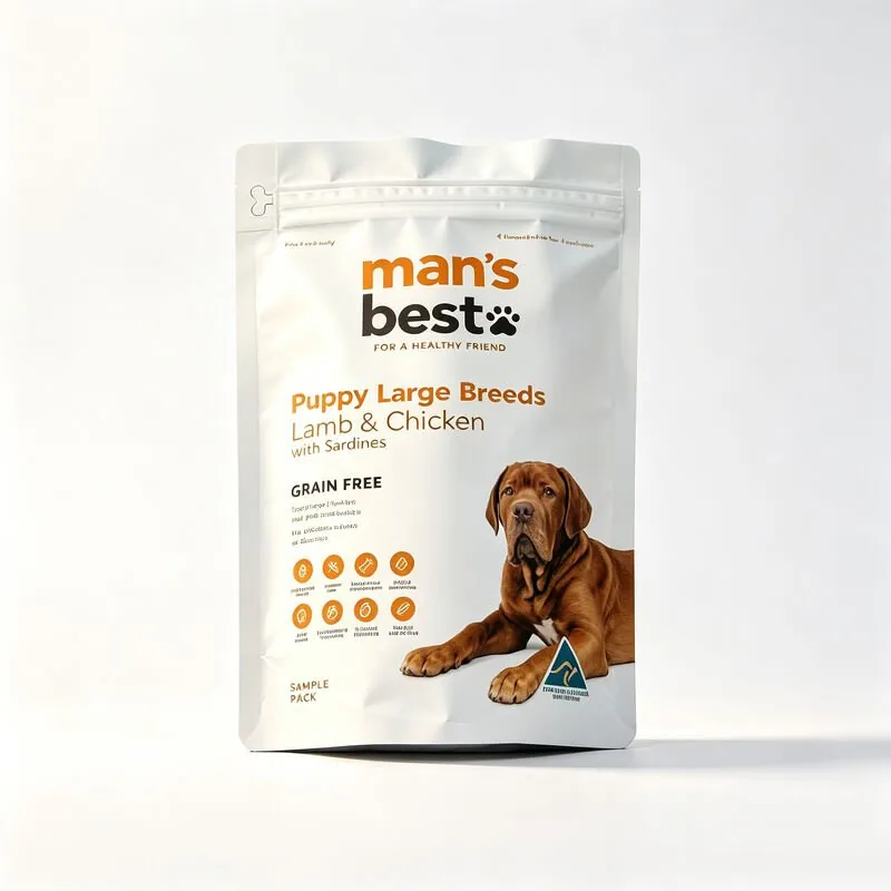 Aluminum Foil Stand Up Pouches Pull Tab Zipper Custom Dog Food Doypack OEM view 6