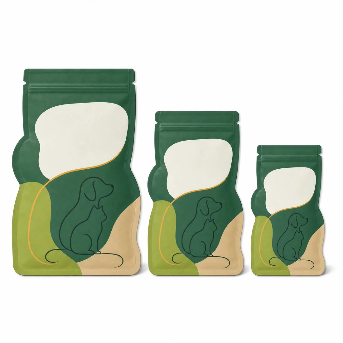 KindPack ShapePaw Die-Cut Pouch view 5