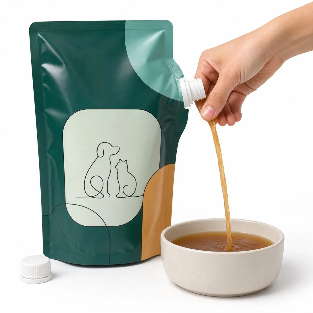 KindPack WideBore Broth Spout Pouch view 6