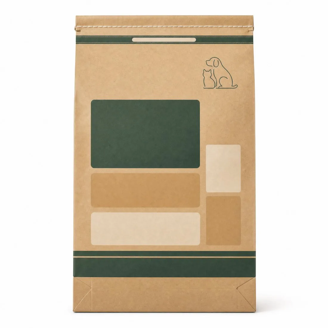 KindPack CrossBase Kraft Feed Bag view 2