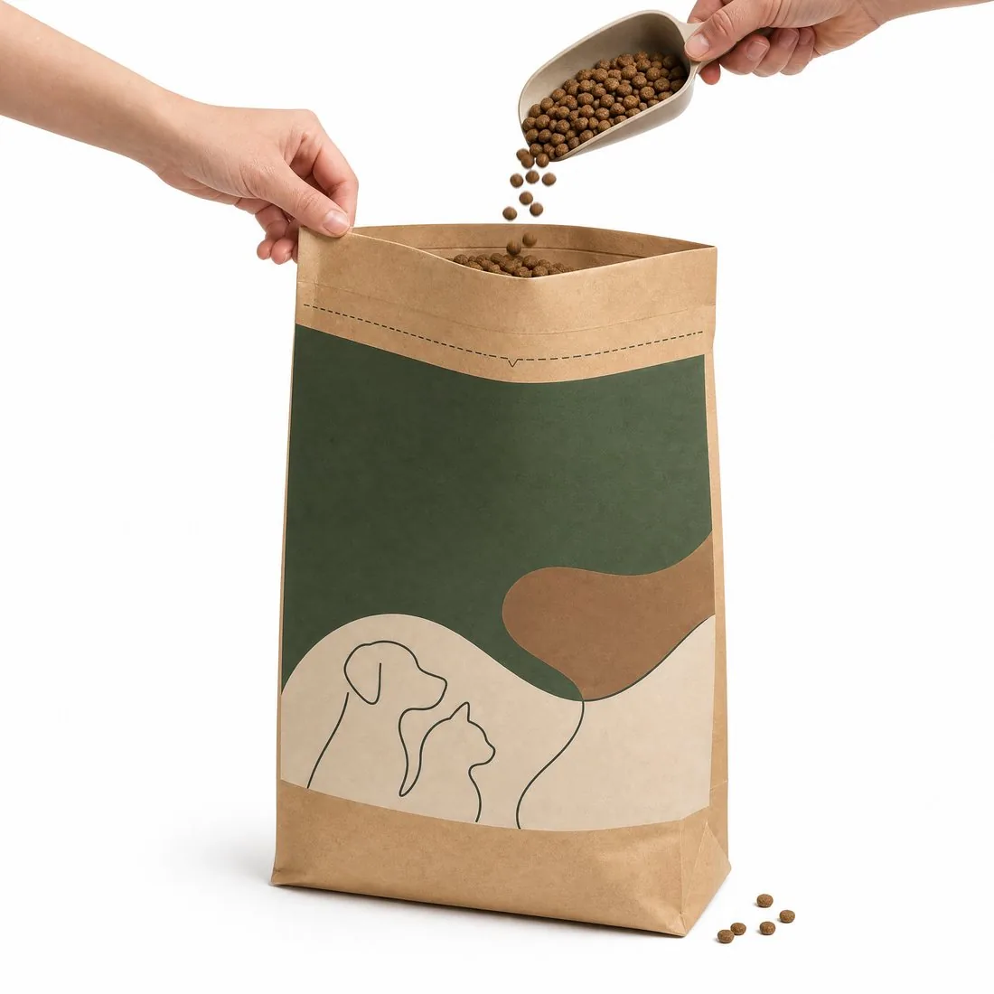 KindPack CrossBase Kraft Feed Bag view 6